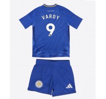 Leicester City Jamie Vardy #9 Koszulka Podstawowa dzieci 2024-25 Krótki Rękaw (+ krótkie spodenki)